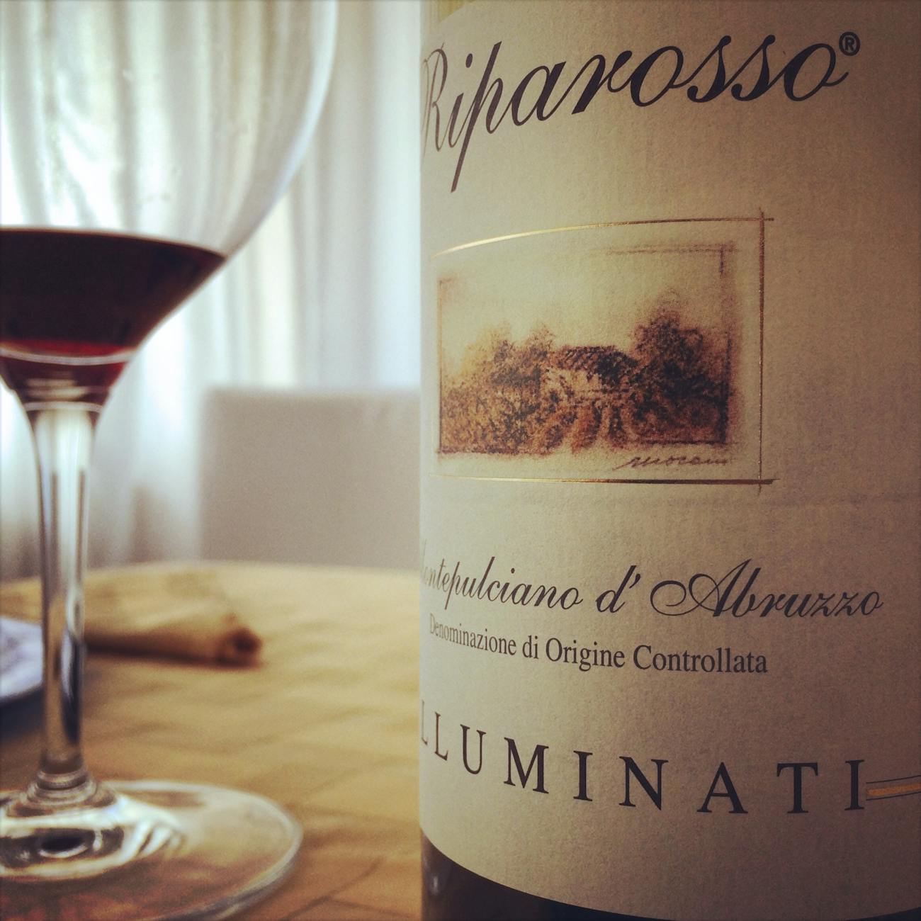 Wine tasting notes being written